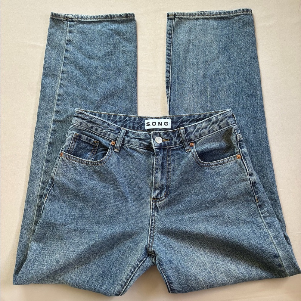 SONG blue jeans straight leg